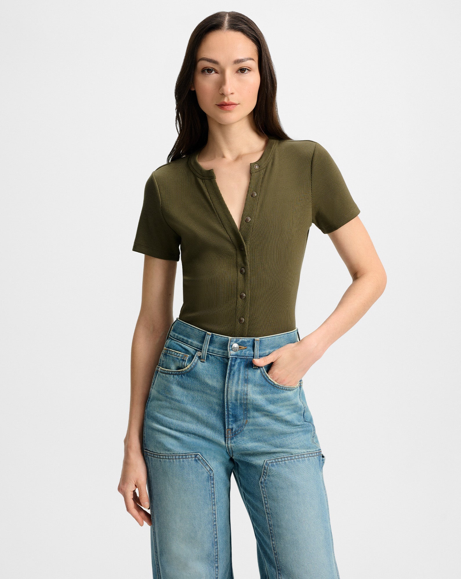 Dilia Button-Down T-Shirt