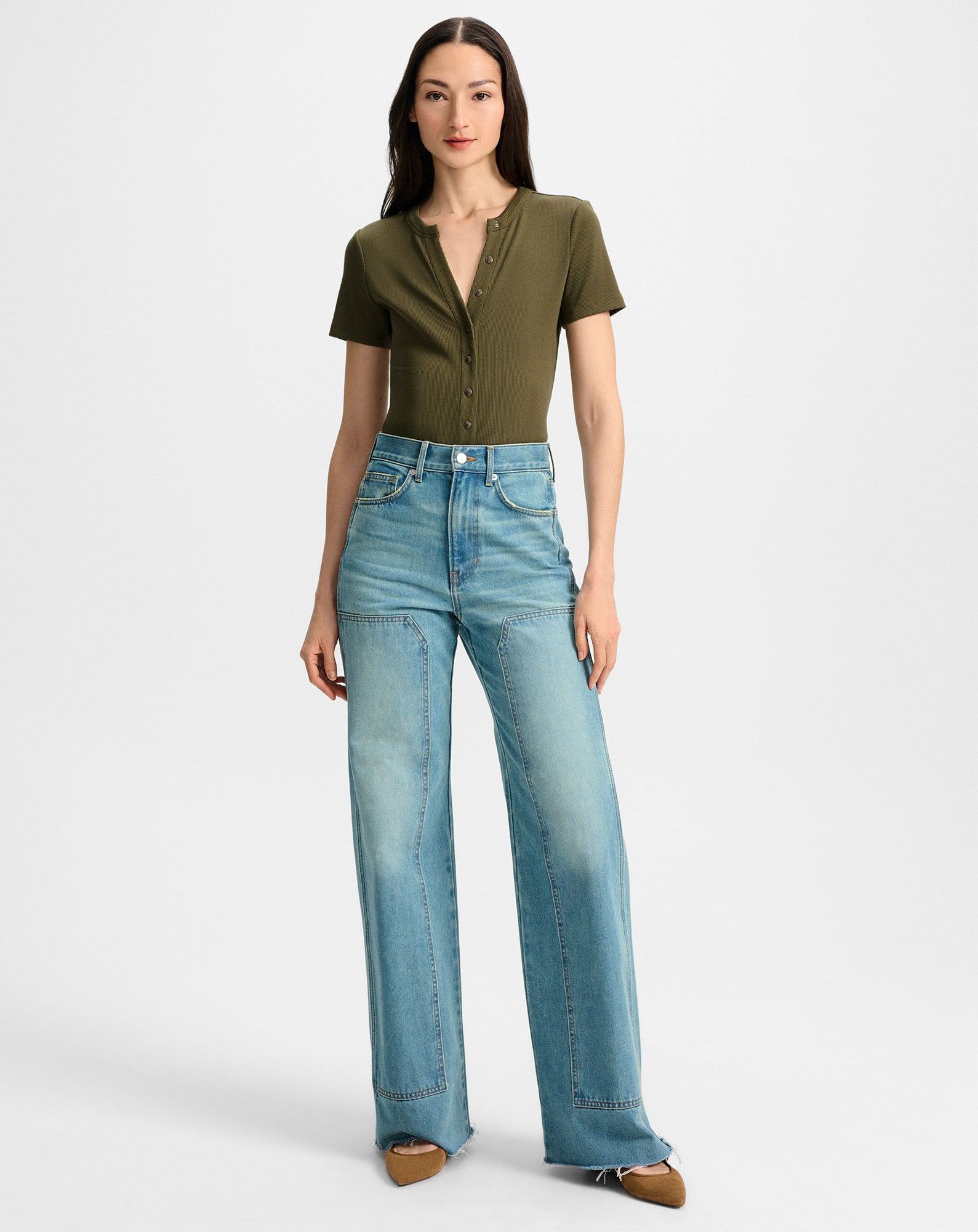 Dilia Button-Down T-Shirt