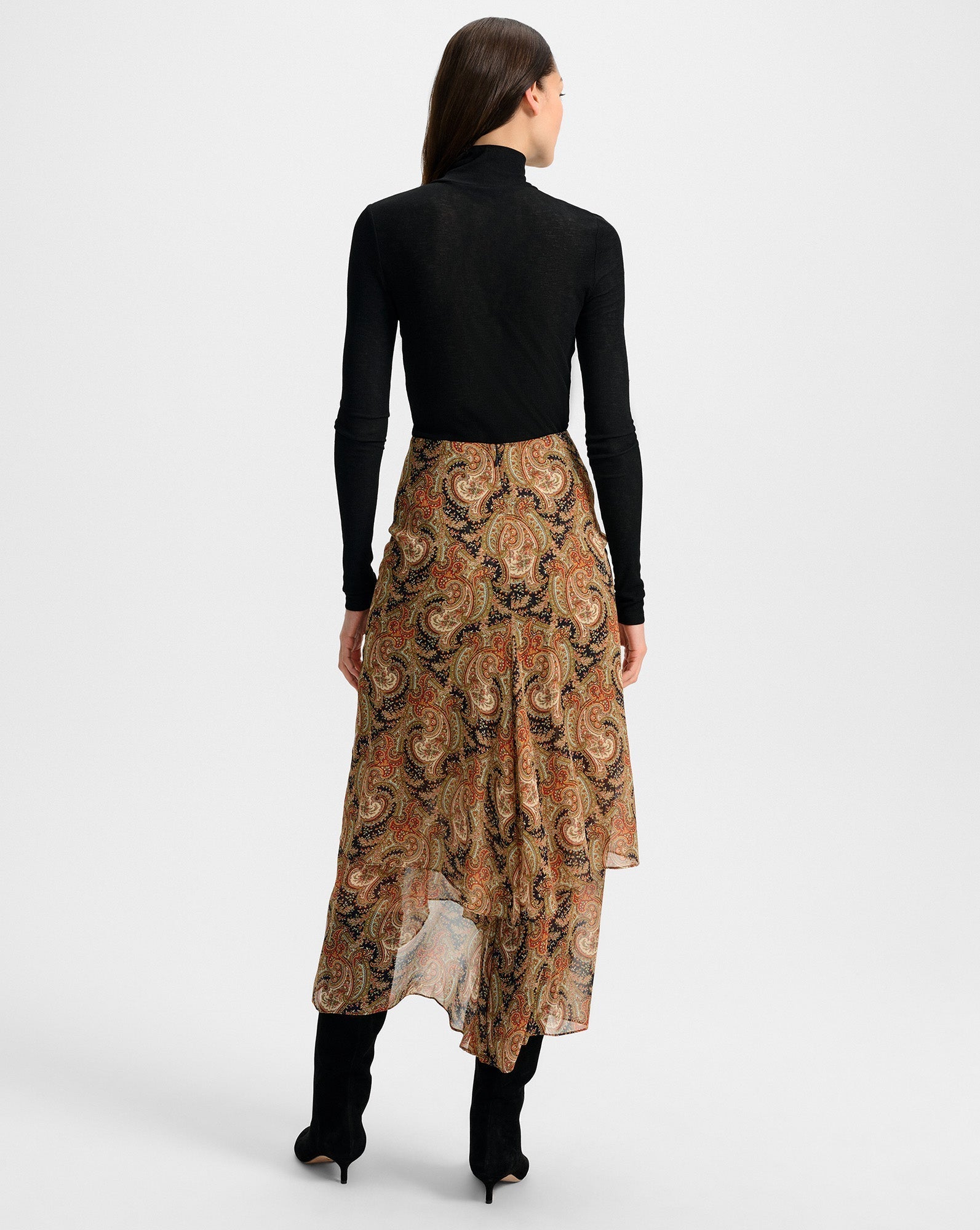 Wyeth Ribbed Turtleneck Top