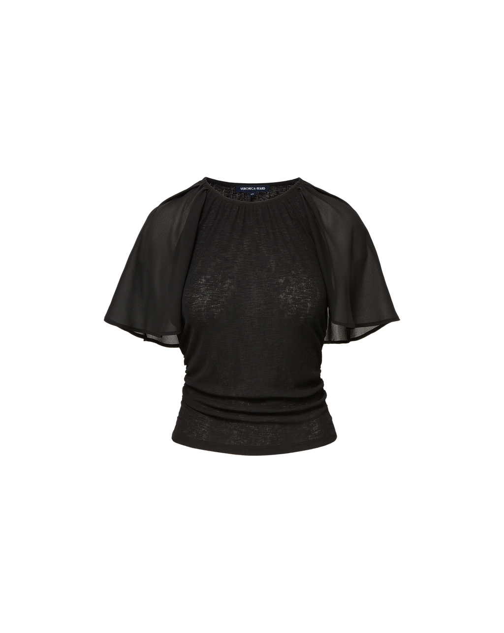 Arisa Chiffon-Sleeve T-Shirt