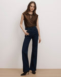 Crosbie Slim Wide-Leg Jean