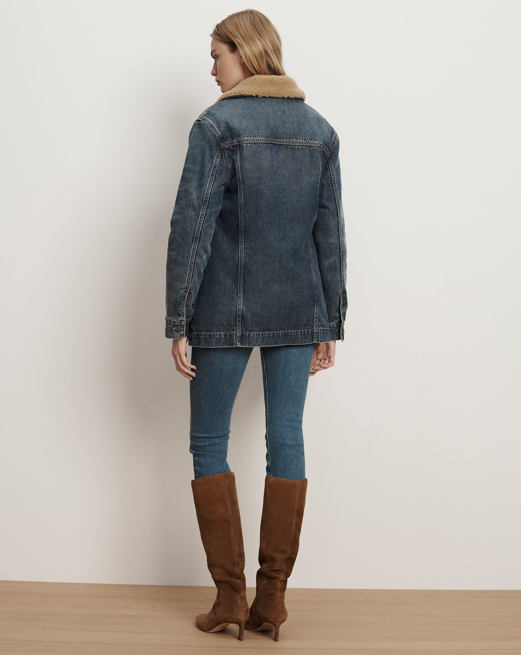Donna Sherpa Denim Jacket