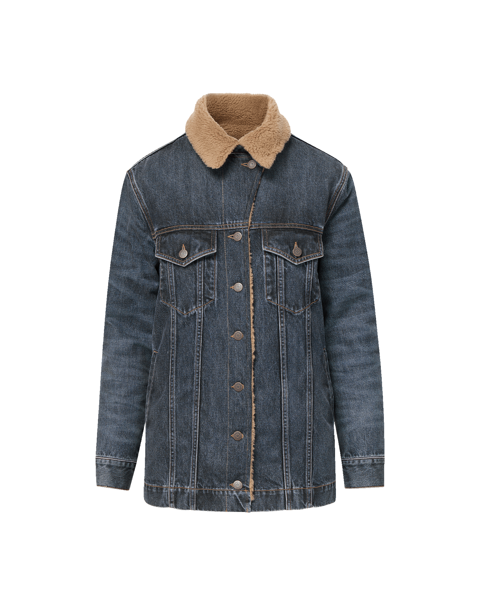 Donna Sherpa Denim Jacket