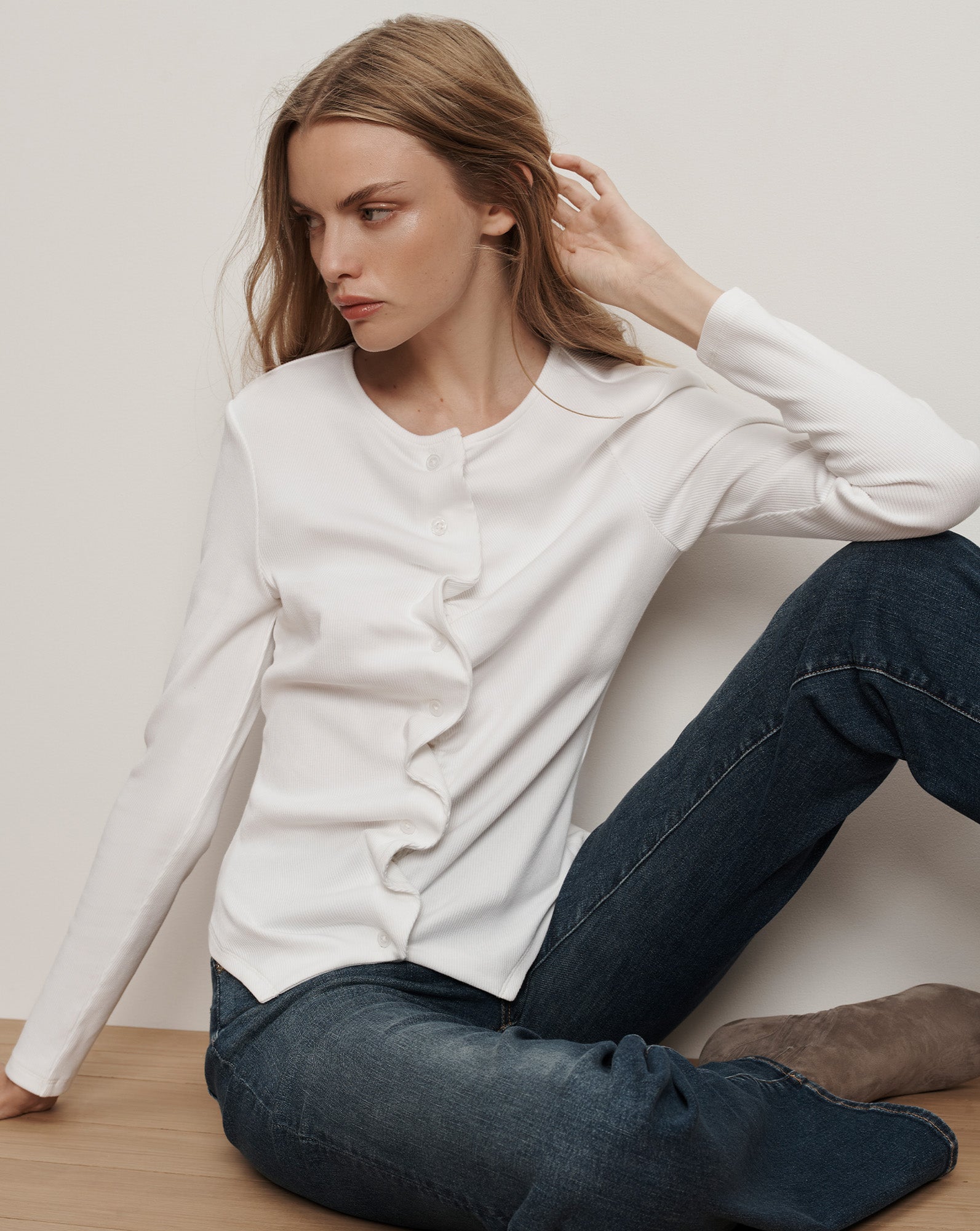 Jasminah Button-Front Top