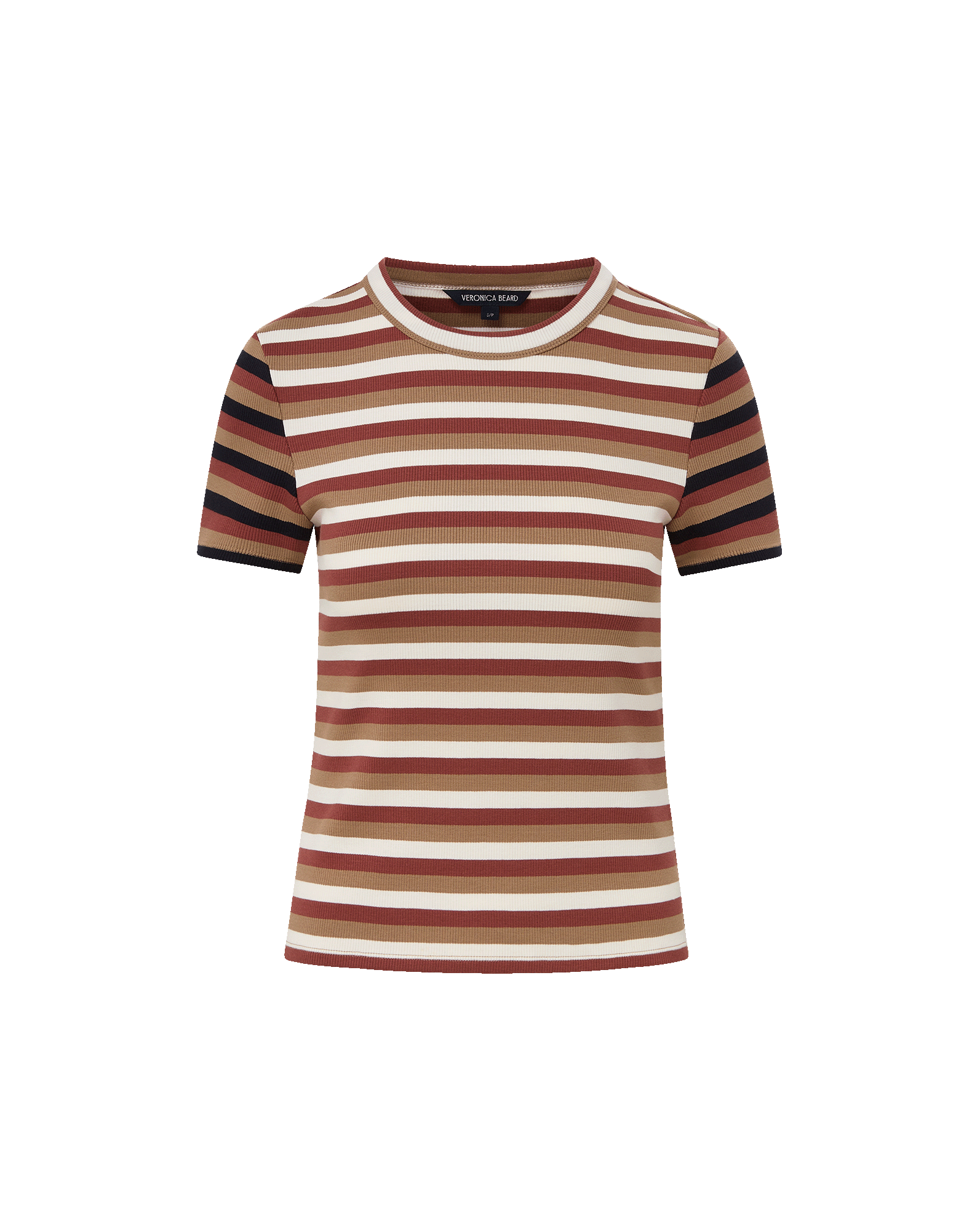 Pruitt Striped Ribbed T-Shirt