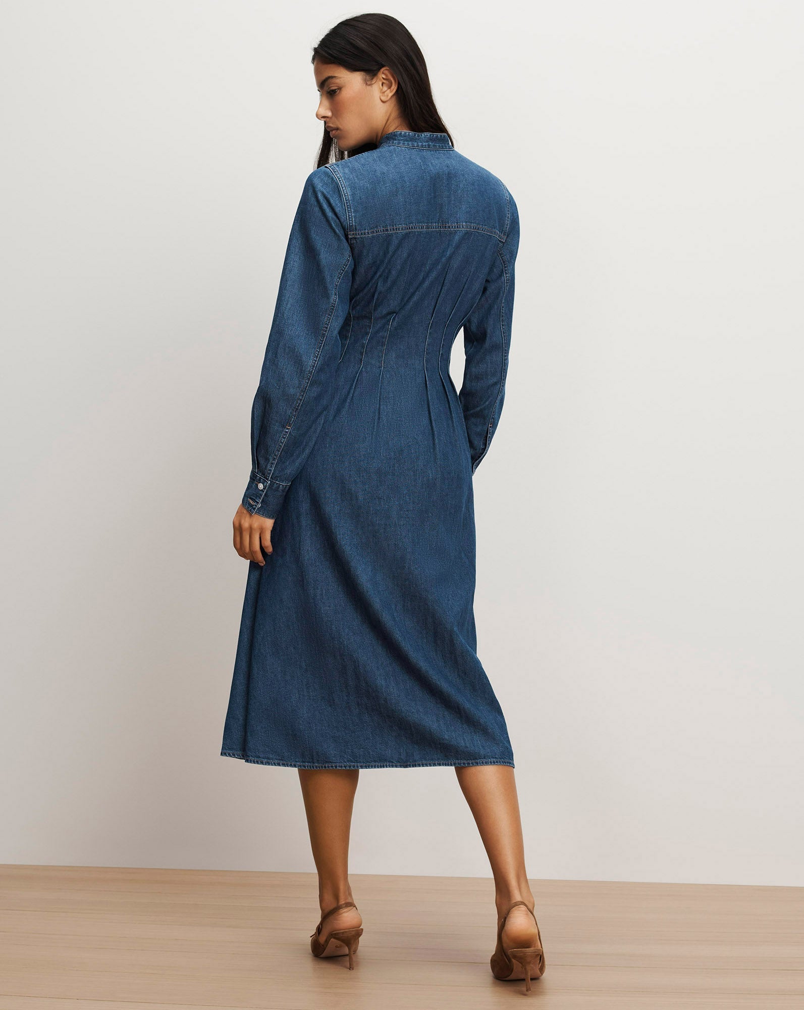 Arcadia Denim Shirtdress