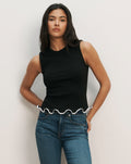 Elianne Ruffle-Trim Tank Top