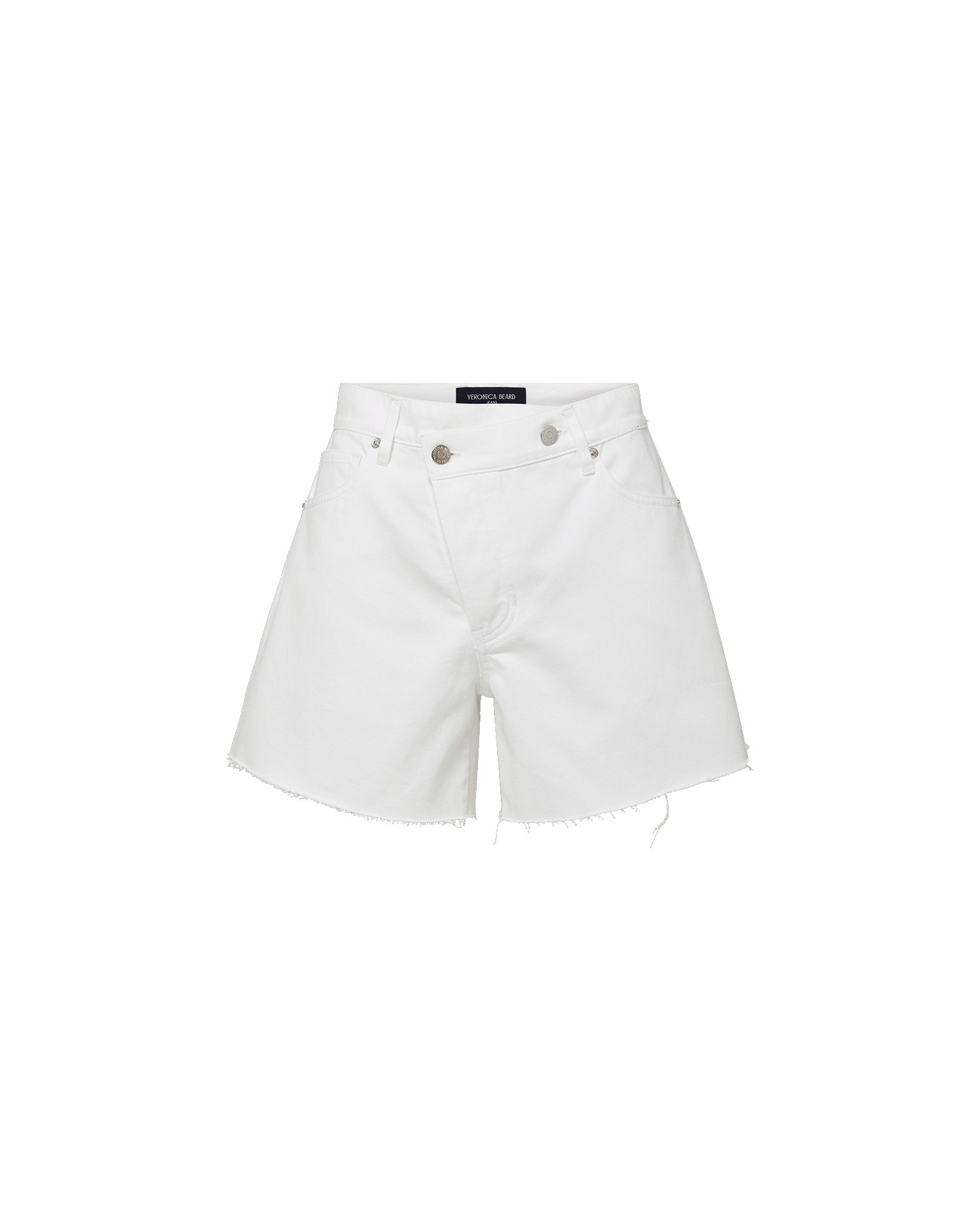 Ellis Crossover-Waistband Denim Short