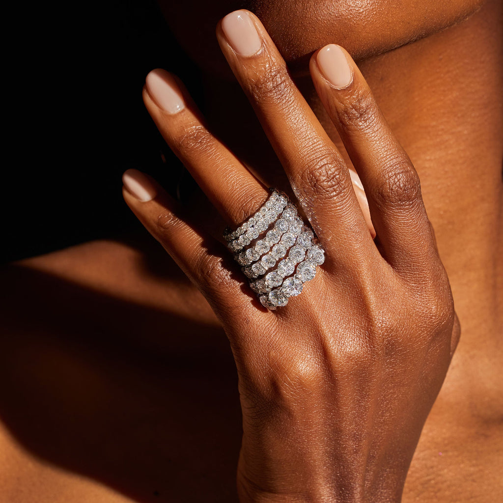 Olivia Large Round Brilliant Lab Diamond Eternity Band