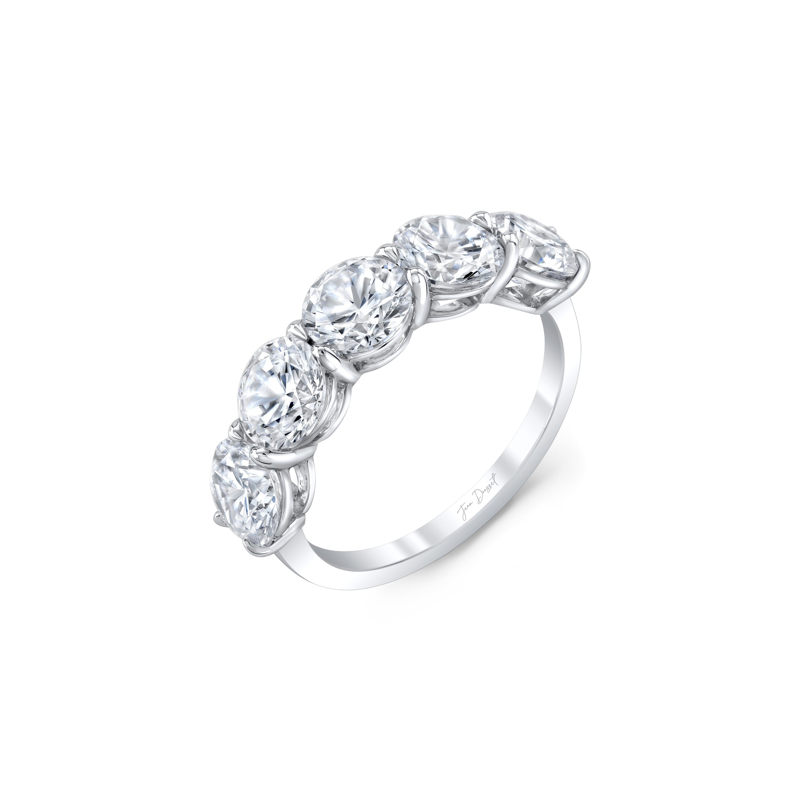 Olivia 5-Stone Round Brilliant Lab Diamond Band