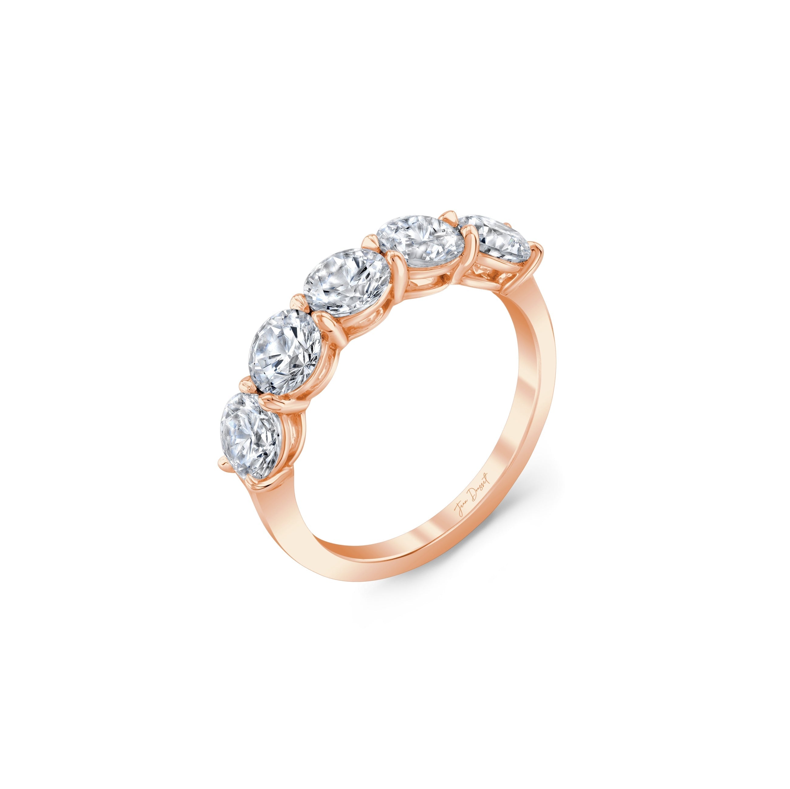 Olivia 5-Stone Round Brilliant Lab Diamond Band