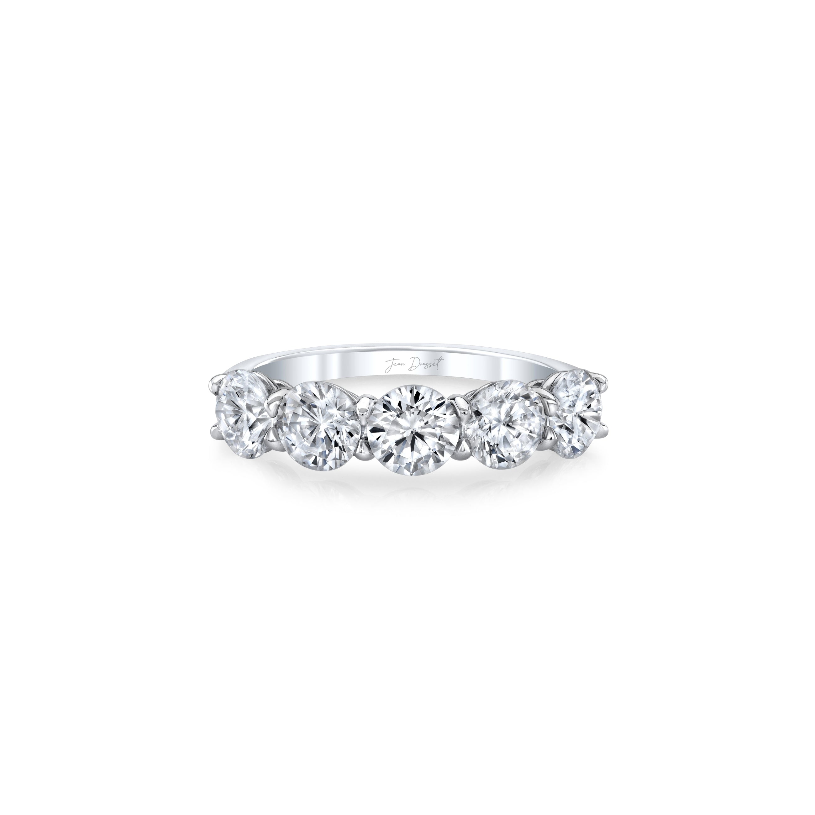 Olivia 5-Stone Round Brilliant Lab Diamond Band