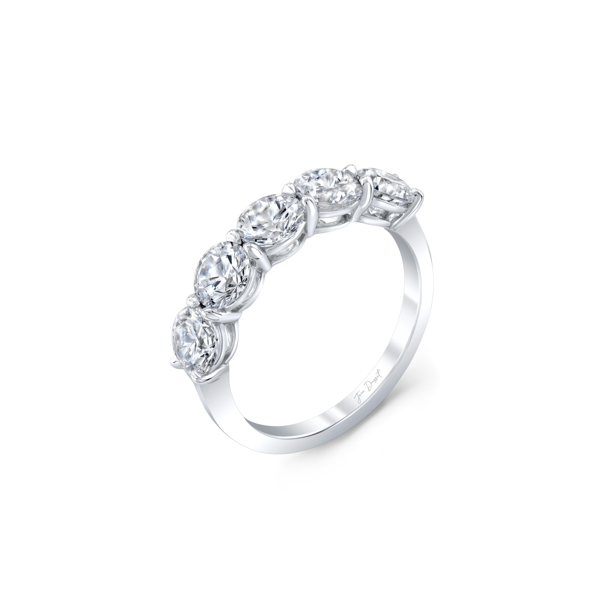 Olivia 5-Stone Round Brilliant Lab Diamond Band