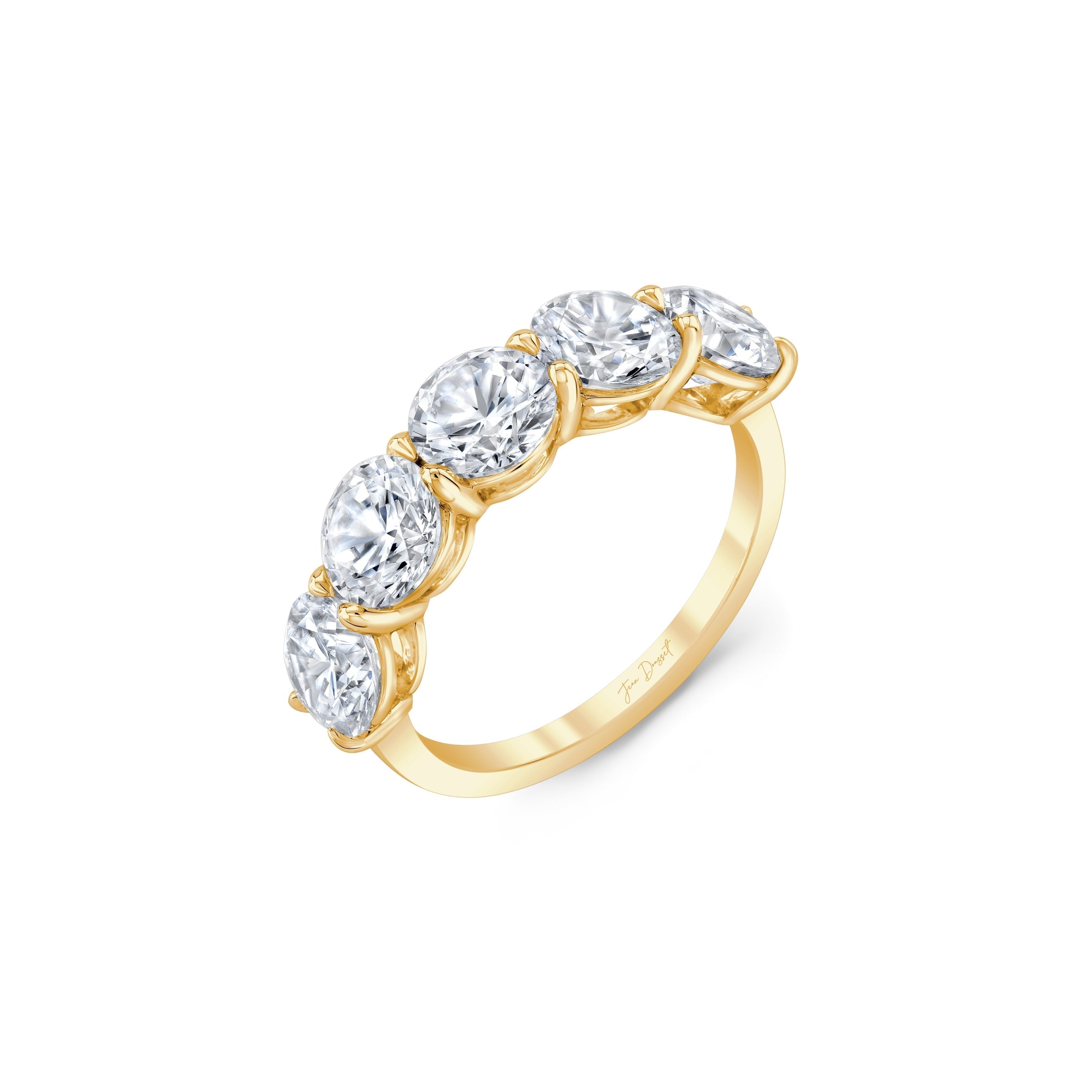 Olivia 5-Stone Round Brilliant Lab Diamond Band