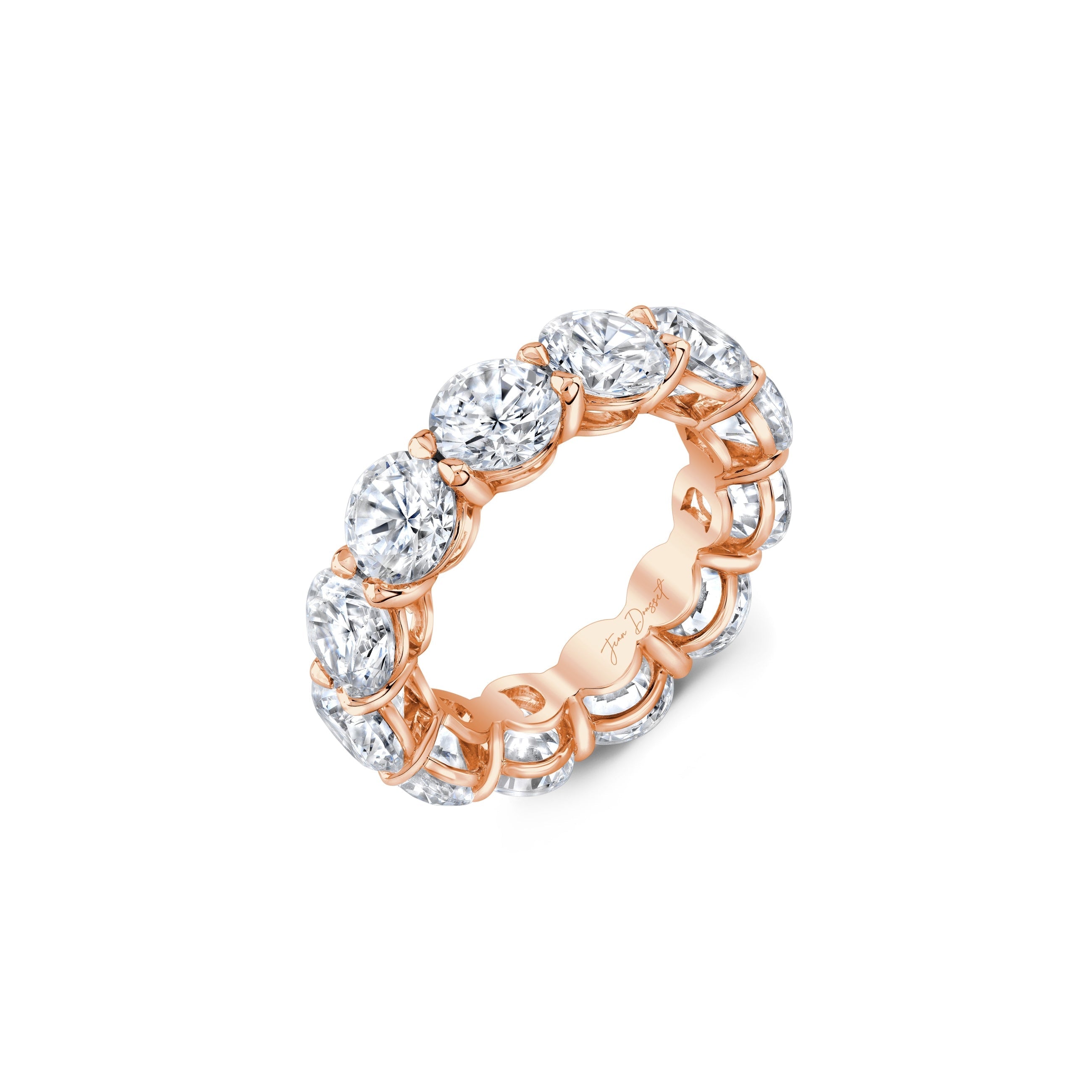 Olivia Large Round Brilliant Lab Diamond Eternity Band