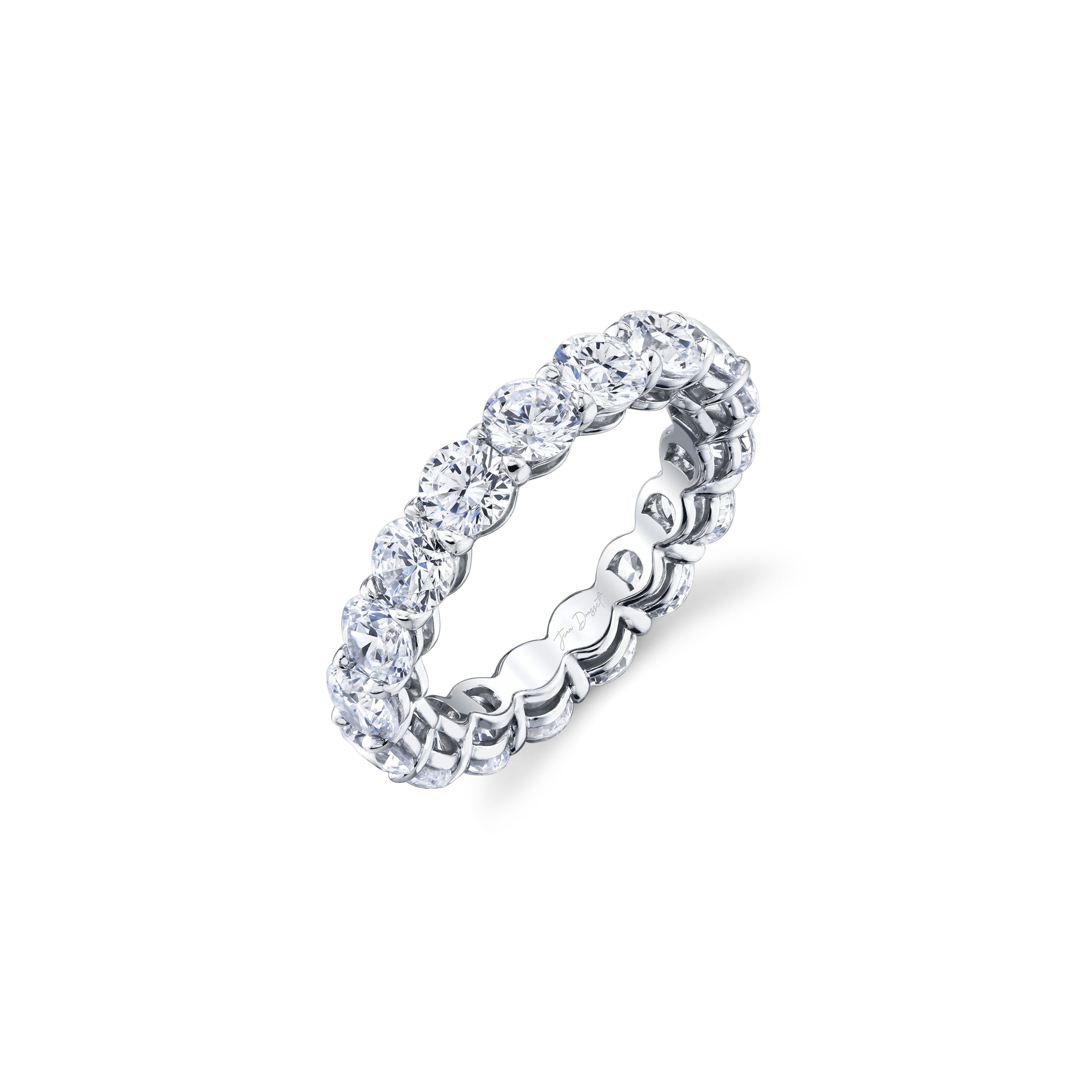 Olivia Large Round Brilliant Lab Diamond Eternity Band