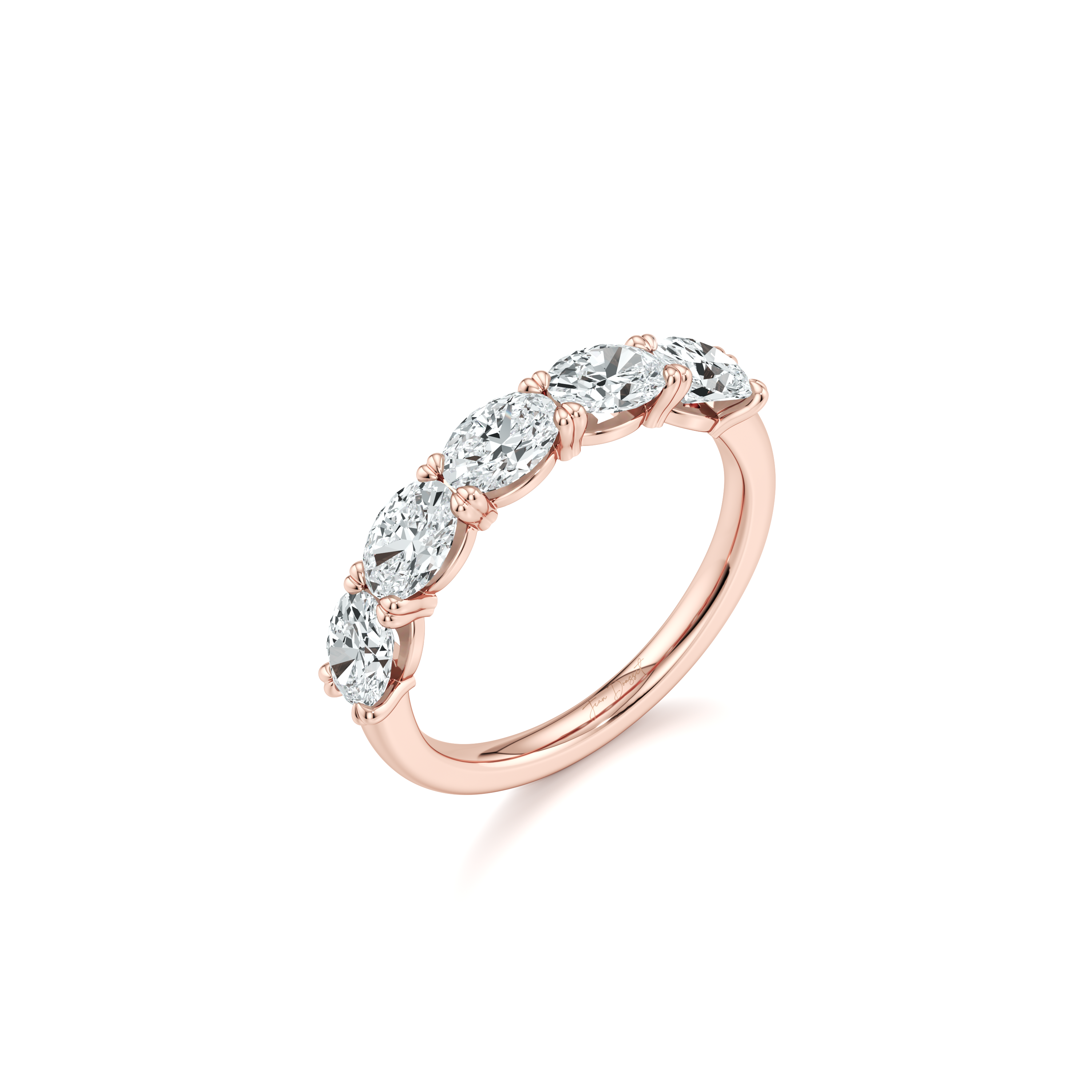 Elle 5-Stone East-West Oval Lab Diamond Band