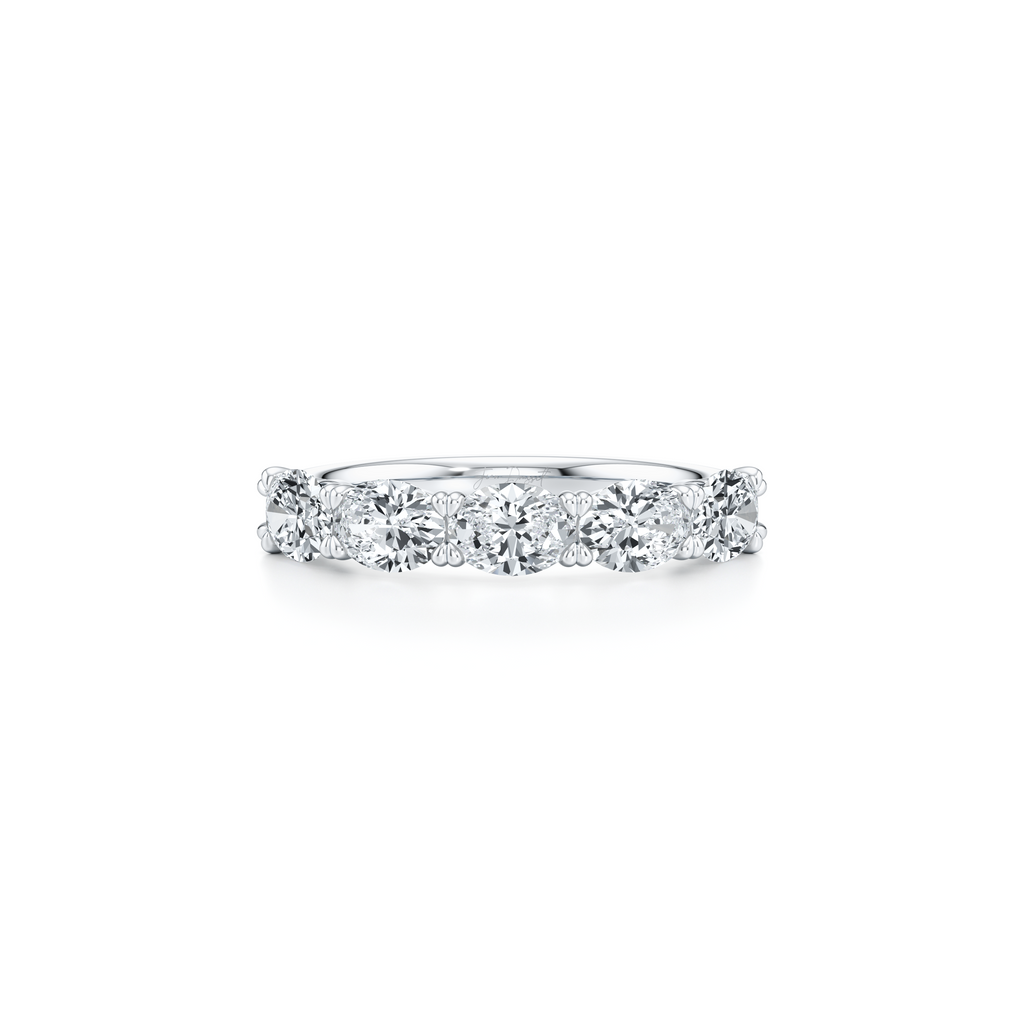Elle 5-Stone East-West Oval Lab Diamond Band