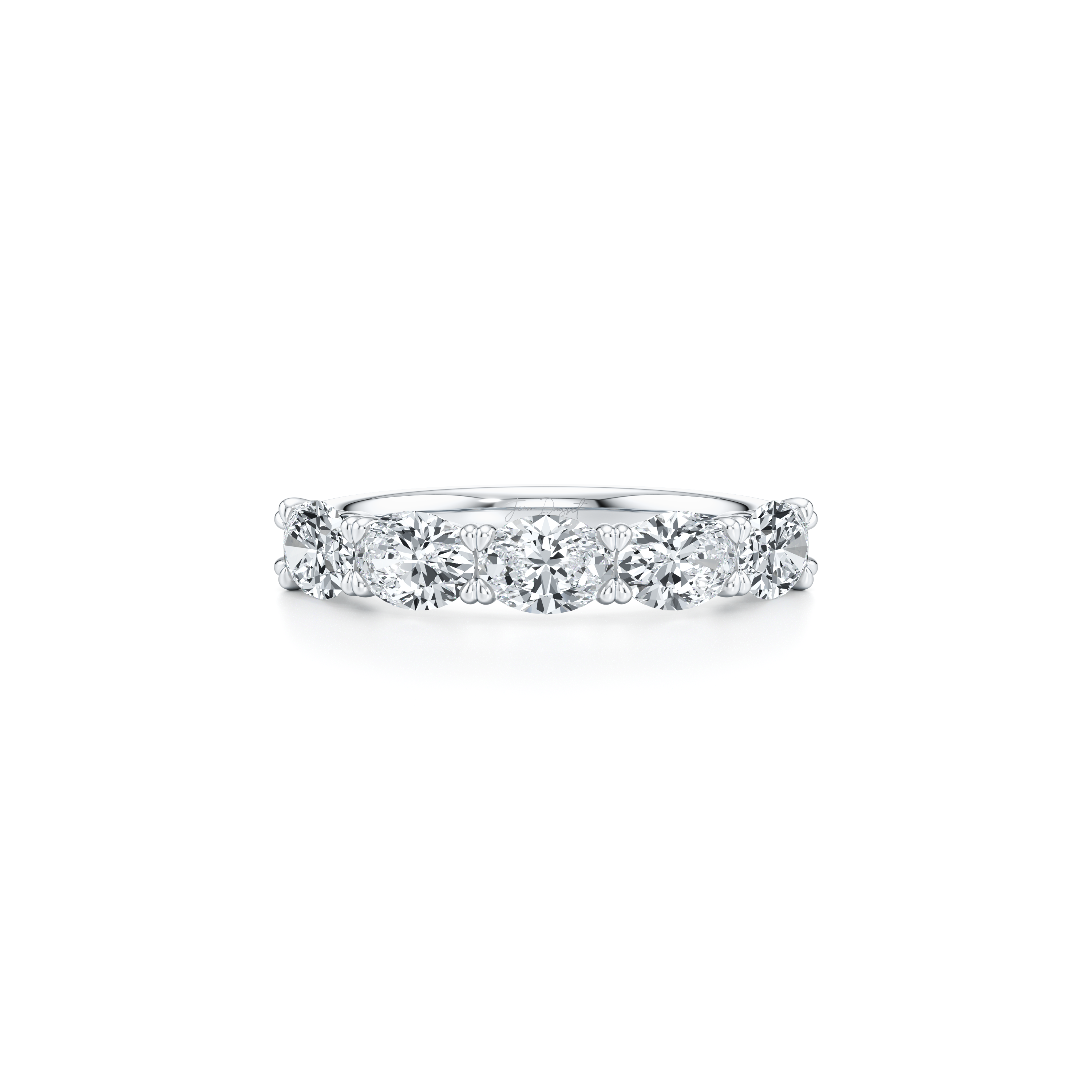 Elle 5-Stone East-West Oval Lab Diamond Band