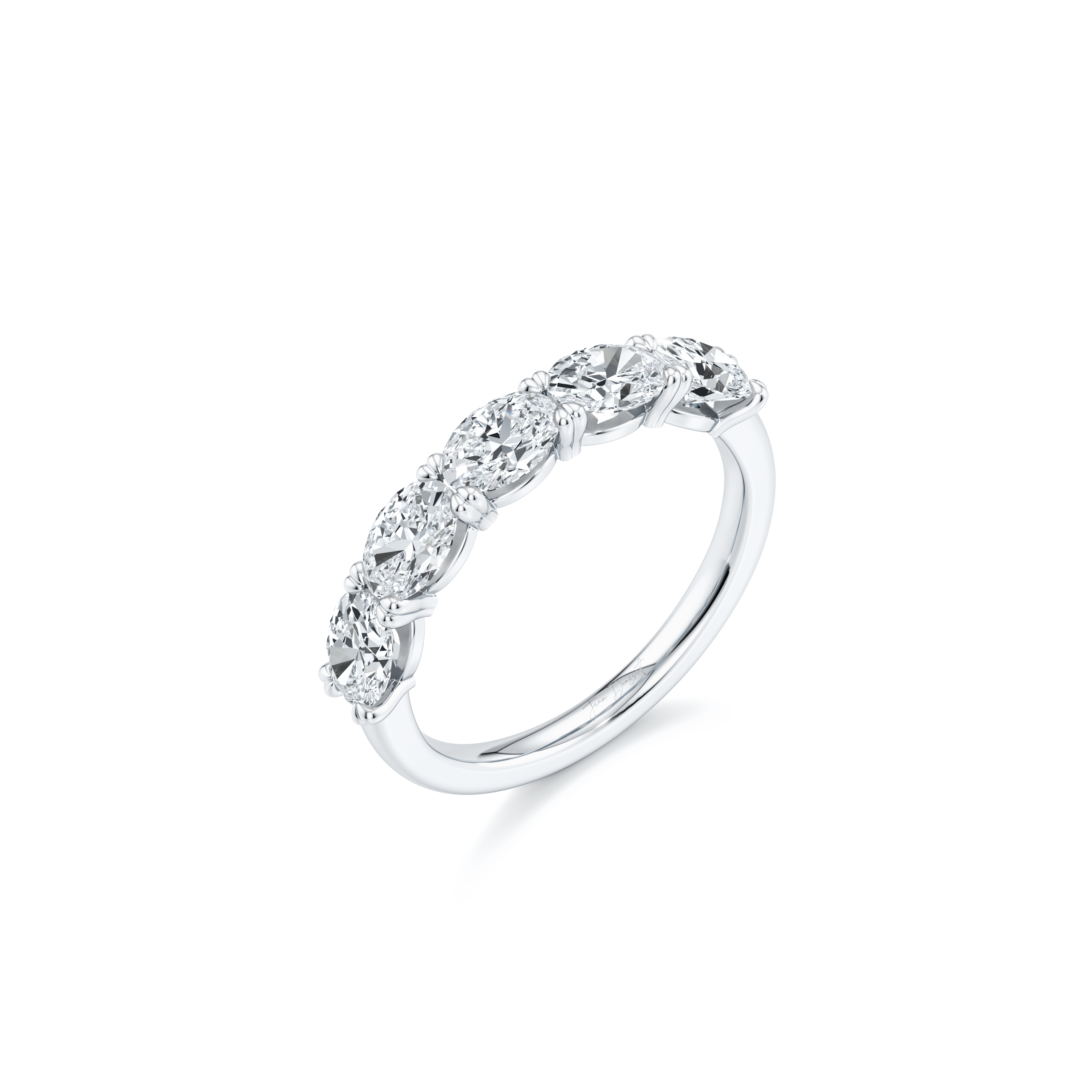 Elle 5-Stone East-West Oval Lab Diamond Band