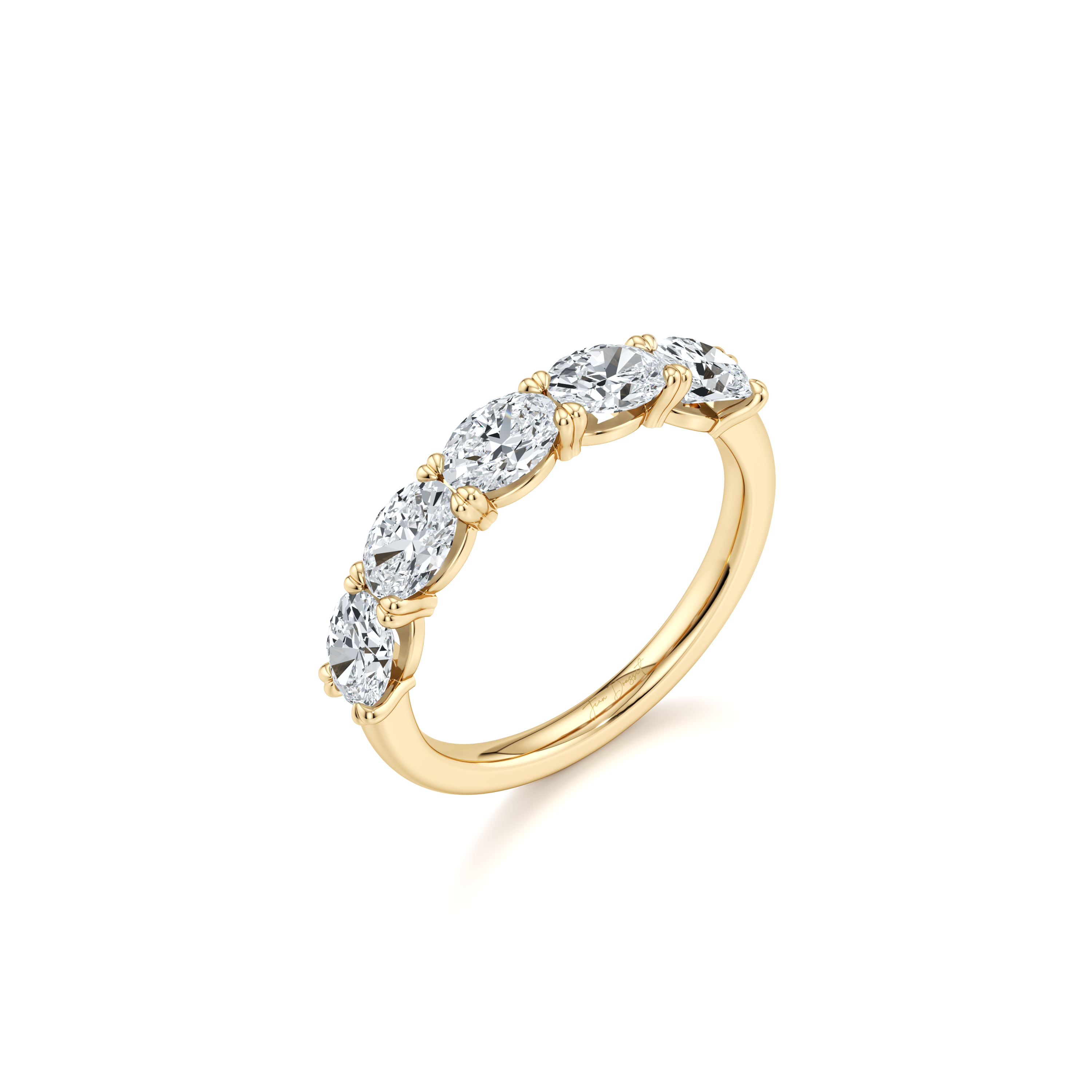 Elle 5-Stone East-West Oval Lab Diamond Band