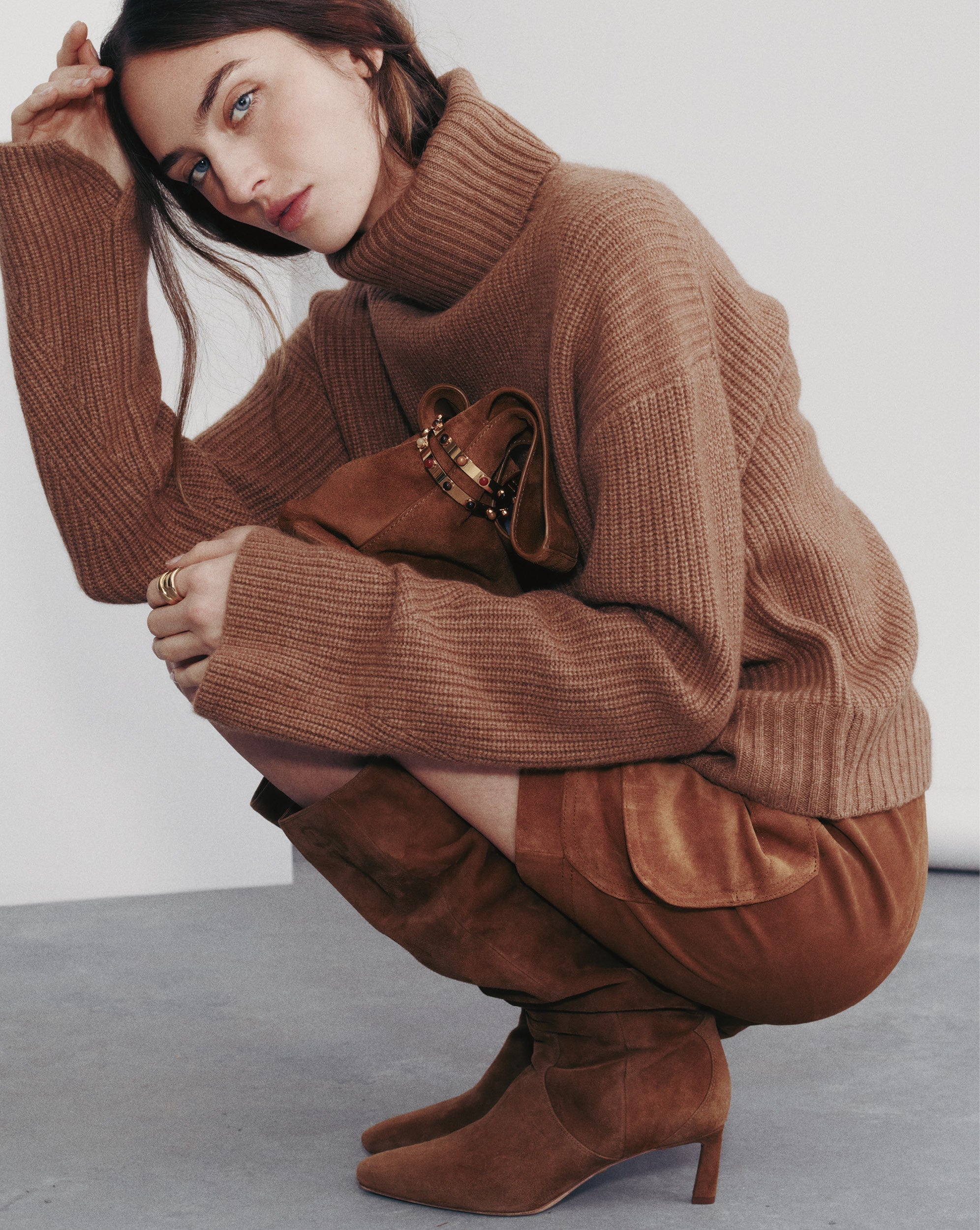 Matilda Cashmere Turtleneck Sweater