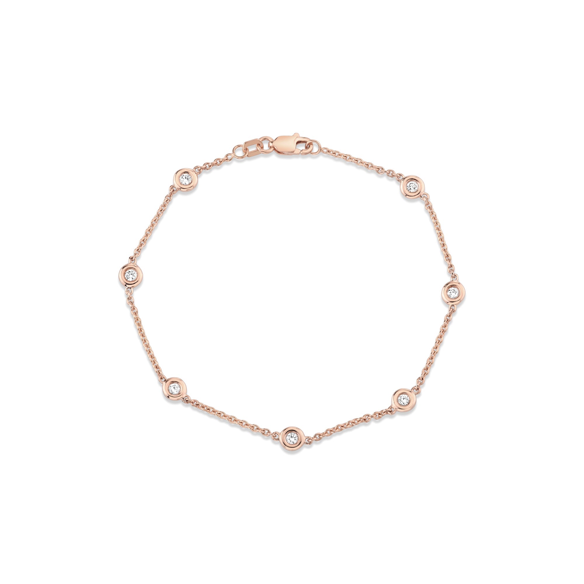 Bezel By The Yard Lab Diamond Bracelet