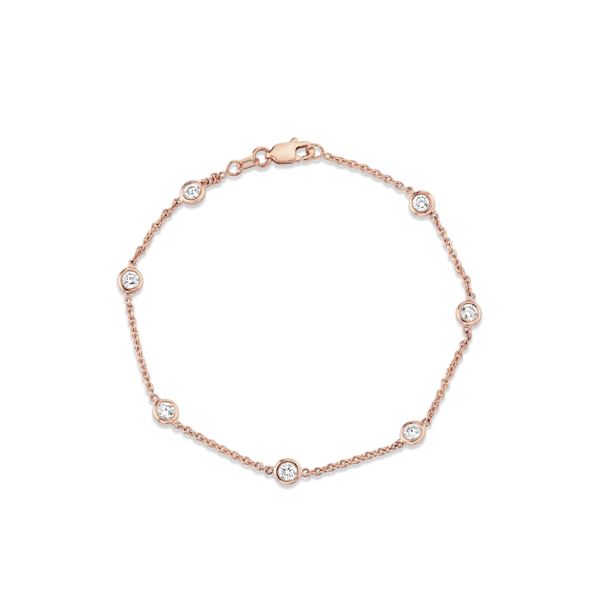 Bezel By The Yard Lab Diamond Bracelet