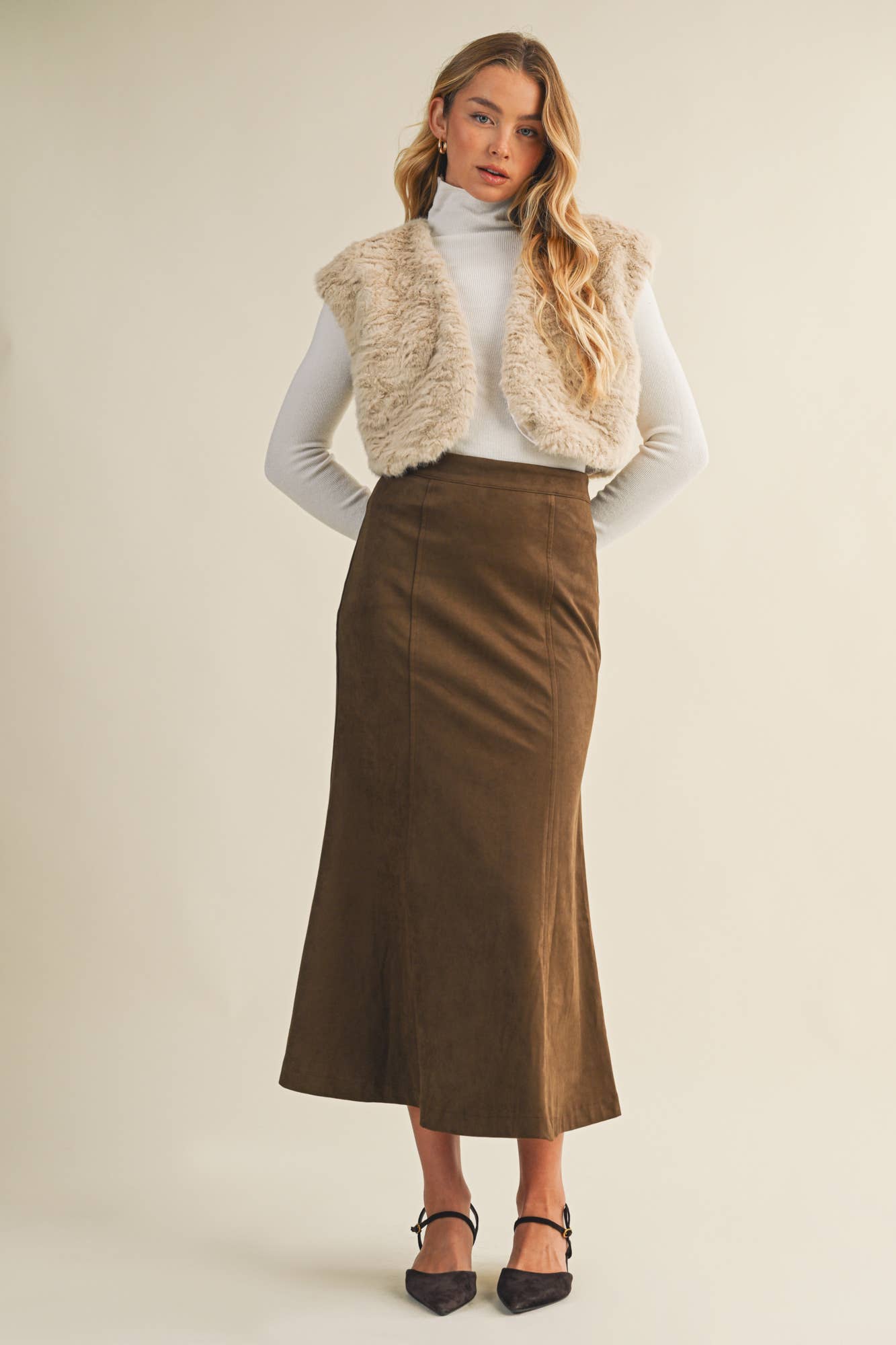 Juliette Fluted Skirt