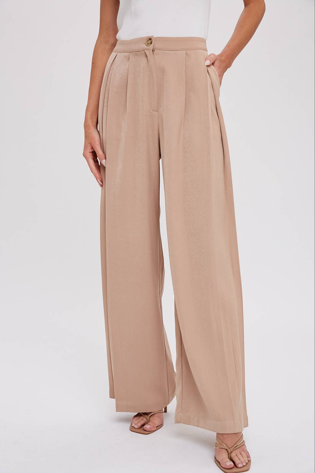 Evelyn Pintuck Pants